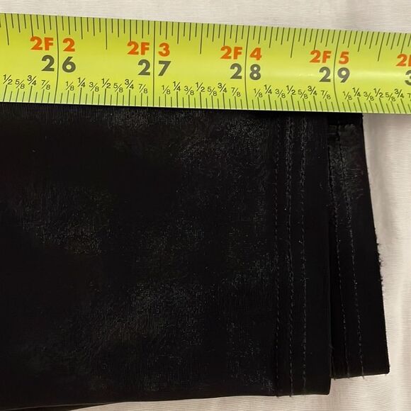 Spanx Black Faux Leather Leggings Womens Size Medium 2437 - Picture 8 of 15